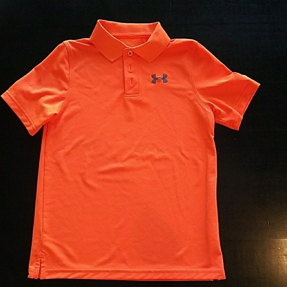 Under Armour Other - Under Armour Youth Medium Polo (orange)